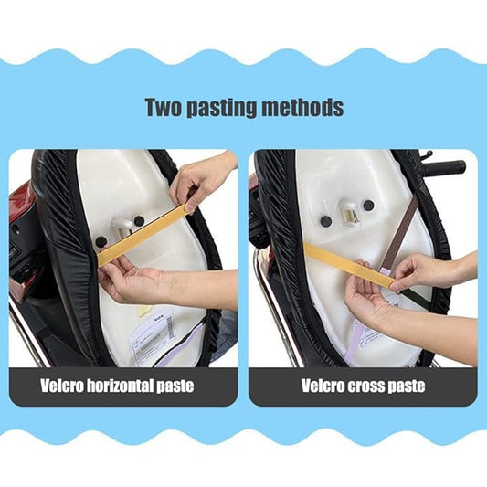 Motorcycle Seat Cover, Breathable Anti-Slip PU Leather Motorcycle Seat Cushion Cover Waterproof Seat Protector Cover