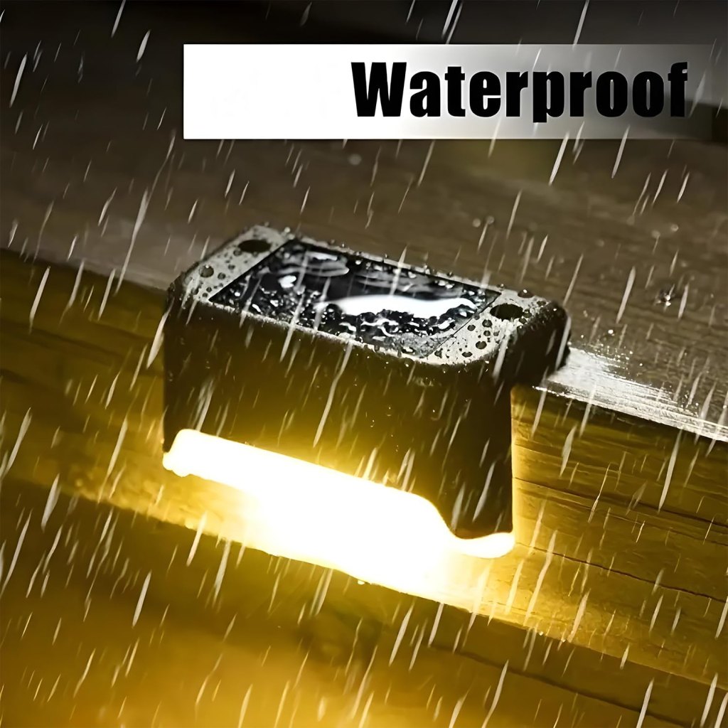 4 pcs Solar Step Light Outdoor