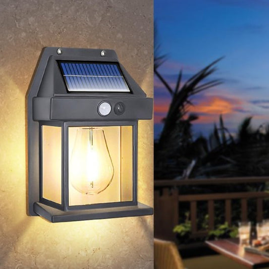 Solar Wall Bulb Lamp Outdoor