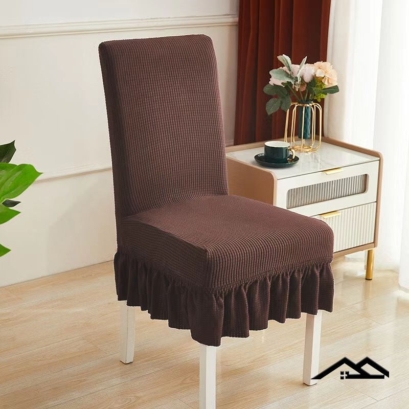 Thick Skirt Chair Cover Set of - 4