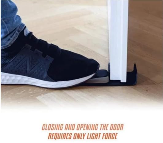 Solid Plastic Spring Door Stopper, Multi-Function Nail-Free Door Wedge Holder, Door Stopper Safety