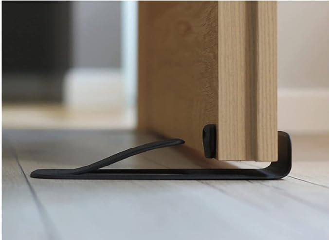Solid Plastic Spring Door Stopper, Multi-Function Nail-Free Door Wedge Holder, Door Stopper Safety