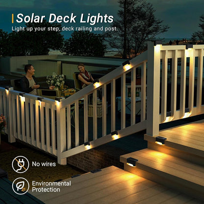 4 pcs Solar Step Light Outdoor