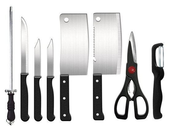 8 Piece knife Set Stainless Steel Kitchenware