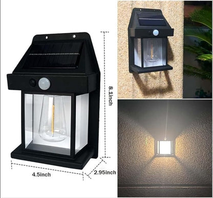 Solar Wall Bulb Lamp Outdoor